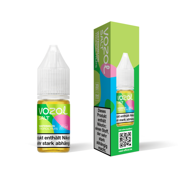 Vozol Liquid - Watermelon Tropical Fruits - 10ml Nikotinsalzliquid