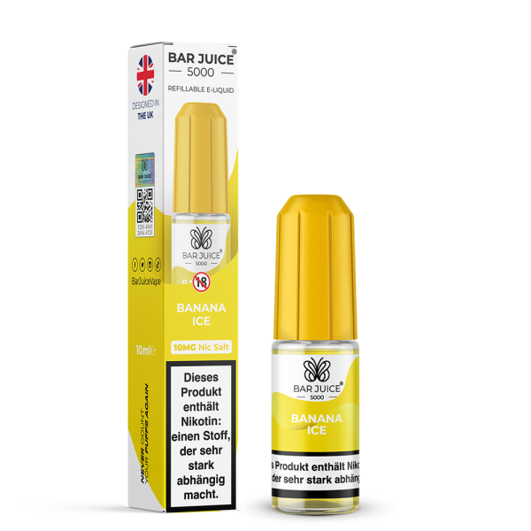 Bar Juice 5000 Nikotinsalz Liquid 10 ml Banana Ice