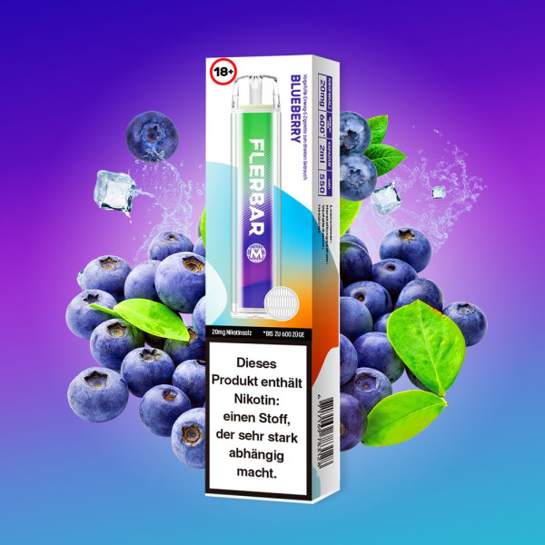 Flerbar M – Blueberry 20mg Nikotin