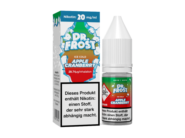 Dr. Frost - Ice Cold - Apple Cranberry - Nikotinsalz Liquid