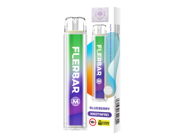 Flerbar M – Blueberry 0mg Nikotin