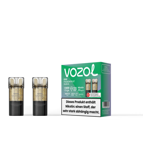 VOZOL Switch Pro Kiwi Passion Fruit Guava 20mg Nikotin 2er Pack