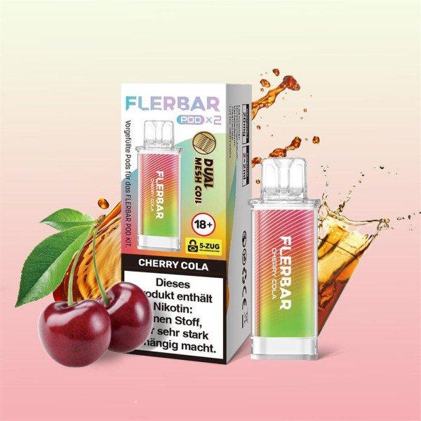 Flerbar Pods - Cherry Cola - 20mg Nikotin - 2er Pack