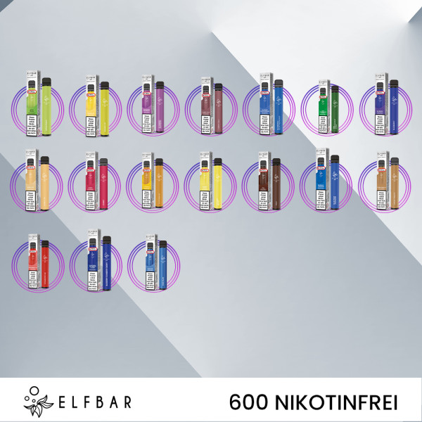 ELFBAR 600 V1 - 0mg Nikotin