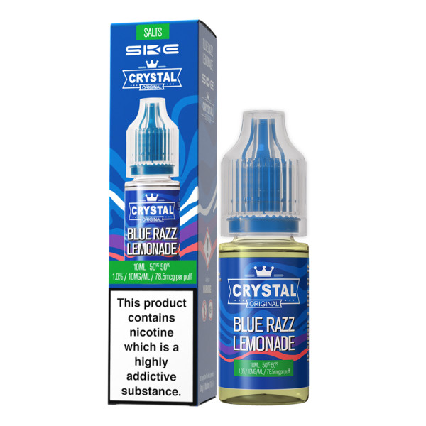 SKE Crystal Liquid - Blue Razz Lemonade - 10ml Nikotinsalzliquid