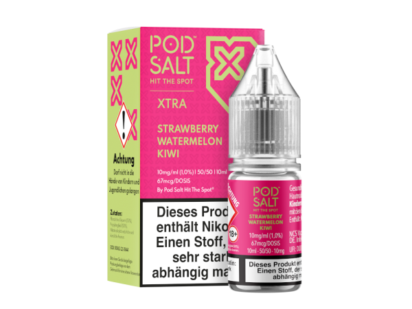 Pod Salt XTRA - Strawberry Watermelon Kiwi - Nikotinsalz Liquid