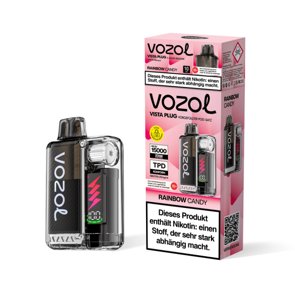 Vozol Vista Plug Starterkit - Rainbow Candy - 20mg Nikotin