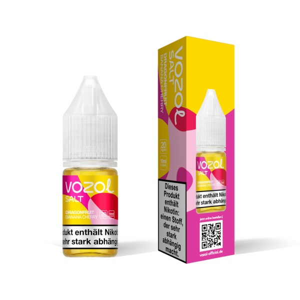 Vozol Liquid - Dragonfruit Banana Cherry - 10ml Nikotinsalzliquid