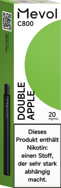 Mevol C800 - Double Apple - 20mg Nikotingehalt