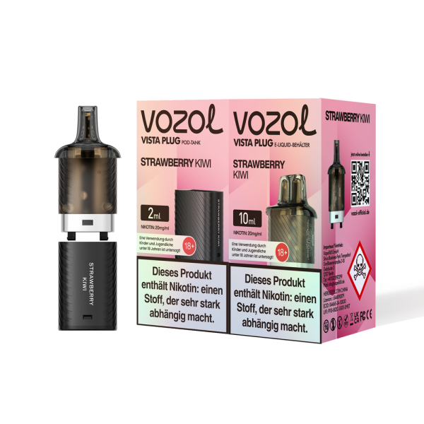 Vozol Vista Plug Pod - Strawberry Kiwi - 20mg Nikotin