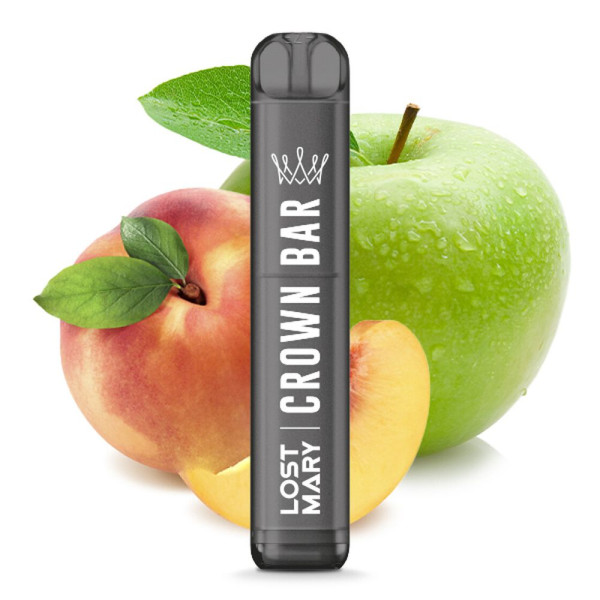 Crown Bar by Al Fakher x Lost Mary - Peach Green Apple 20mg Nikotin