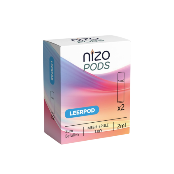 Nizo Leerpod Refilable Pod 2er Pack (Leer Pod) (kompatibel mit ELFA, 187, Lost Mary Tappo)