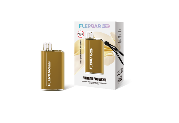 Flerbar Pod Kit - Farbe Gold - 500 mAh Akku